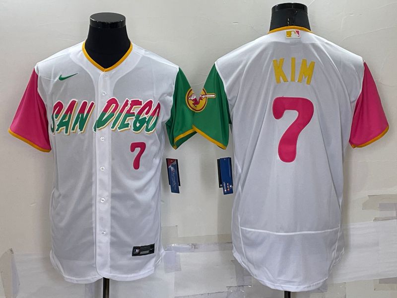 Men San Diego Padres #7 Kim White City Edition Elite Nike 2022 MLB Jerseys->san diego padres->MLB Jersey